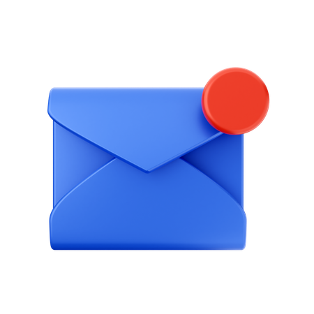 Message Notification  3D Icon