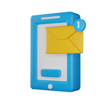 Message Notification  3D Icon