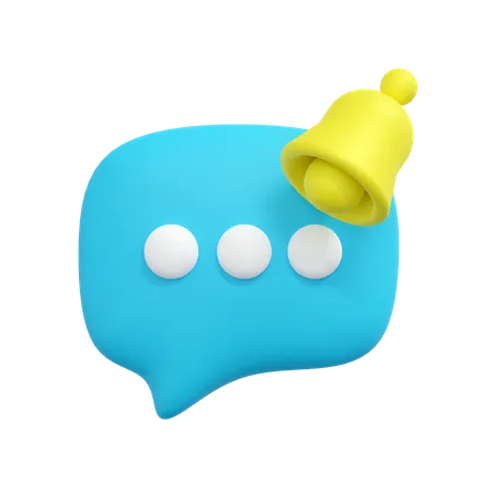 Message notification  3D Icon