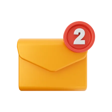 Message Notification  3D Icon