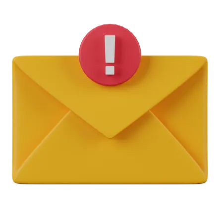 Message Notification  3D Icon