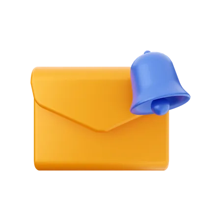 Message Notification  3D Illustration