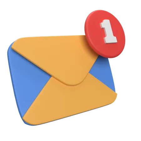 Message Notification  3D Icon
