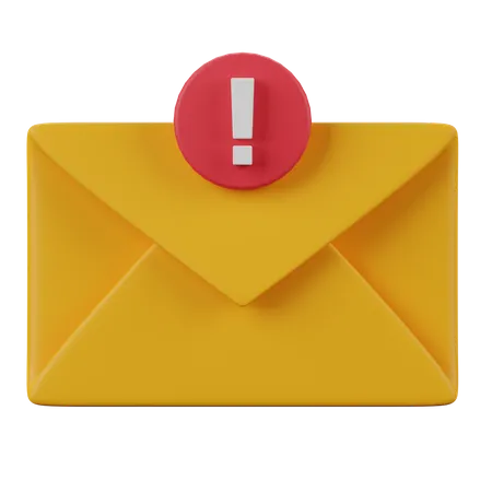 Message Notification 3D Icon