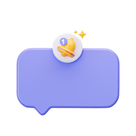 Notification de messages  3D Icon