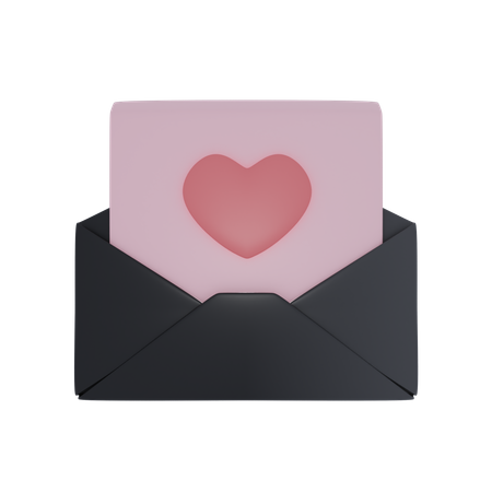 Message ouvert  3D Icon