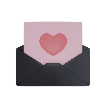 Message ouvert  3D Icon