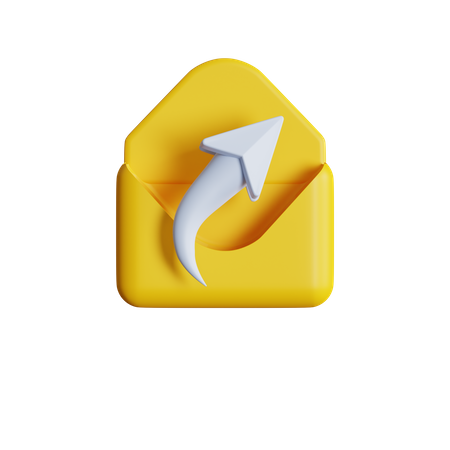 Message ouvert  3D Icon