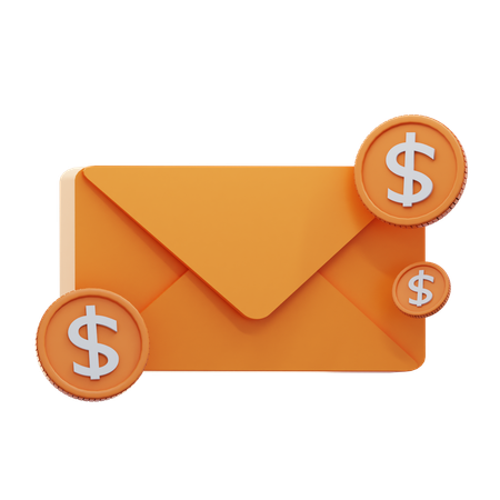 Message payant  3D Icon