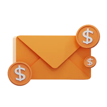 Message payant  3D Icon