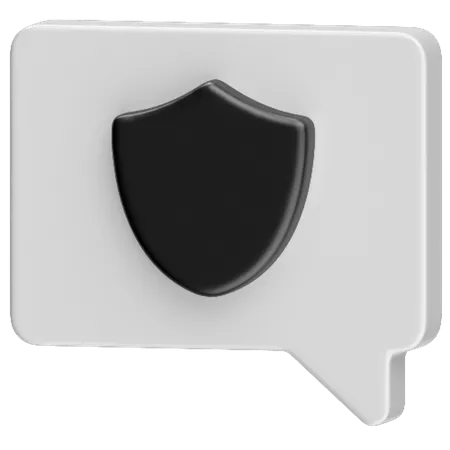 Message Privacy  3D Icon