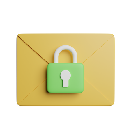 Message Privacy  3D Icon