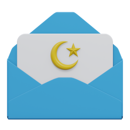 Message de ramadan  3D Icon