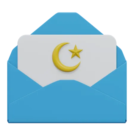 Message de ramadan  3D Icon