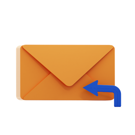 Message Reply  3D Icon