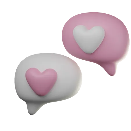 Message romantique  3D Icon