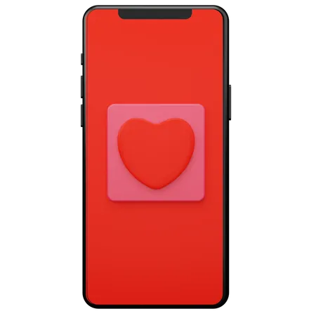 Message romantique  3D Icon