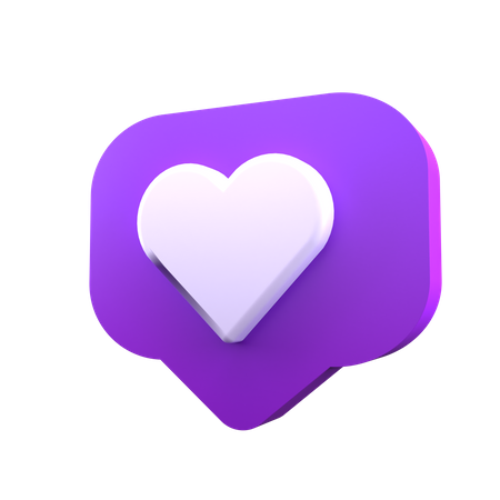 Message romantique  3D Icon