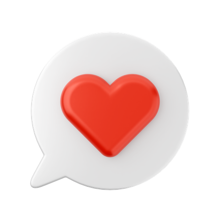 Message romantique  3D Icon