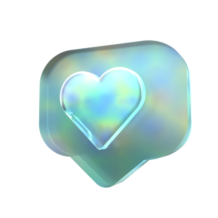 Message romantique  3D Icon