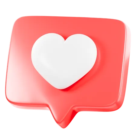 Message romantique  3D Icon