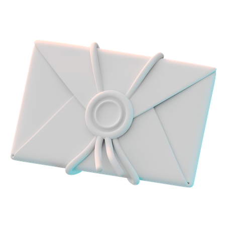 Message Seal  3D Icon