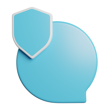 Message Security  3D Icon