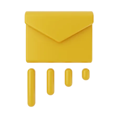 3 D Icon Mail Message 3D Illustration