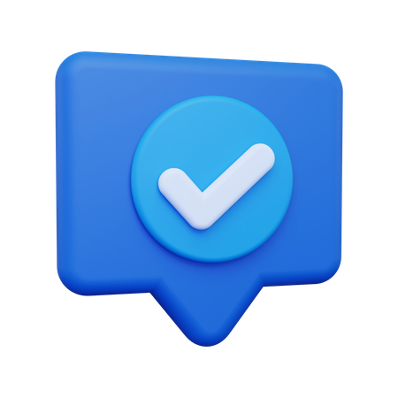 Message Sent Successfully  3D Icon