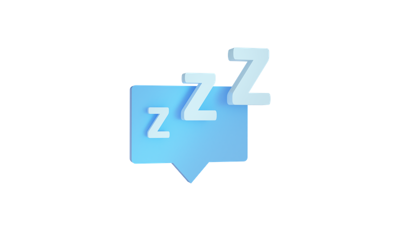 Message silencieux  3D Icon