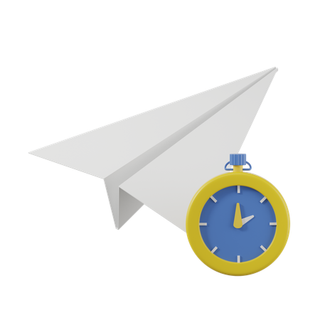 Message Time  3D Icon