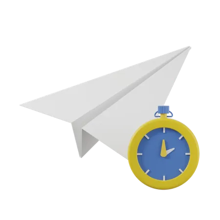 Message Time  3D Icon