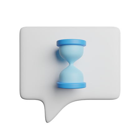 Message Timer  3D Icon