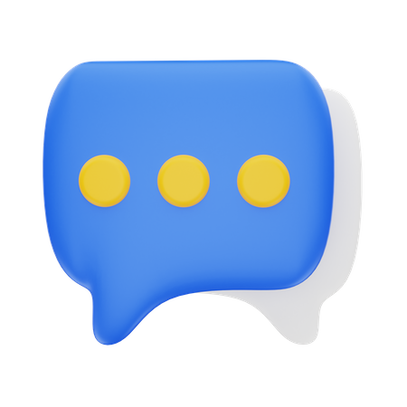 Message Typing  3D Icon