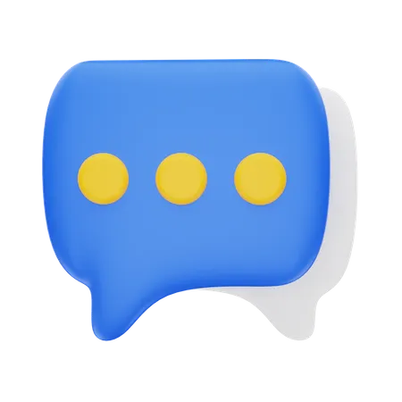 Message Typing  3D Icon