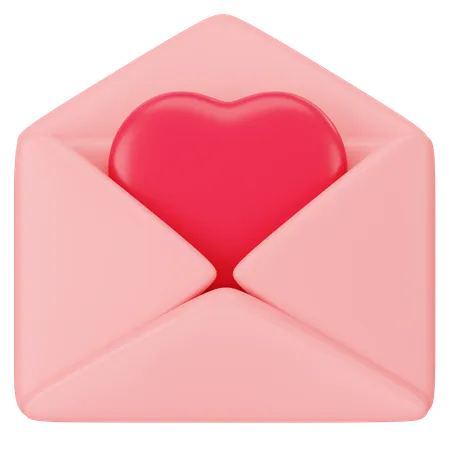 Message de la Saint-Valentin  3D Icon