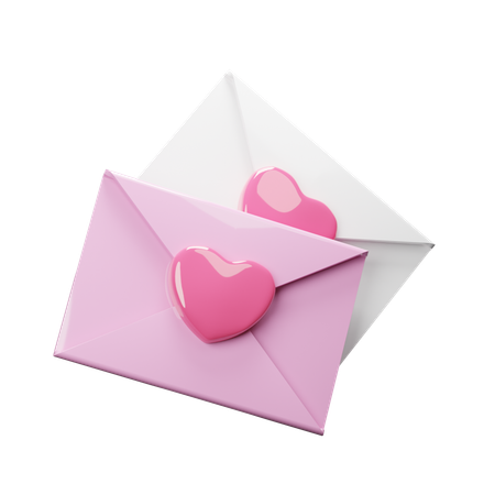 Message de la Saint-Valentin  3D Icon