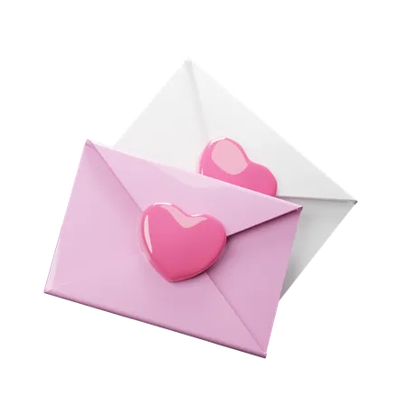 Message de la Saint-Valentin  3D Icon