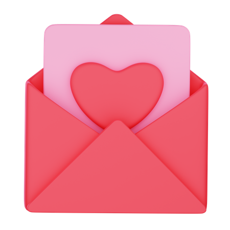 Message de la Saint-Valentin  3D Icon