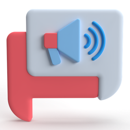 Message vocal  3D Icon