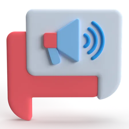 Message vocal  3D Icon