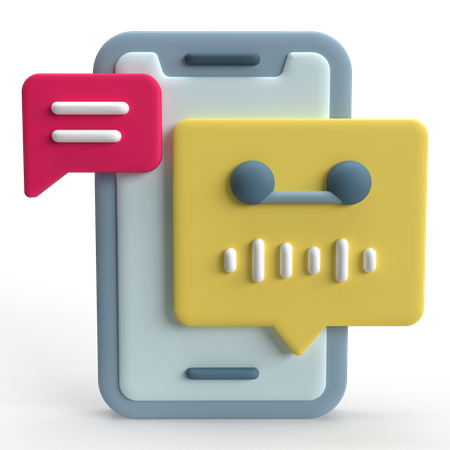 Message vocal  3D Icon