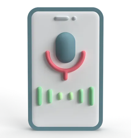 Message vocal  3D Icon