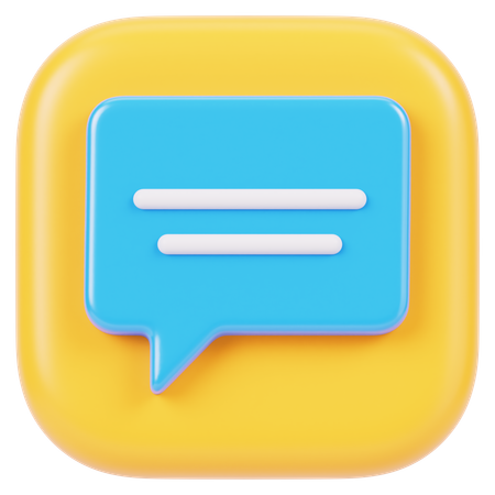 Messages  3D Icon