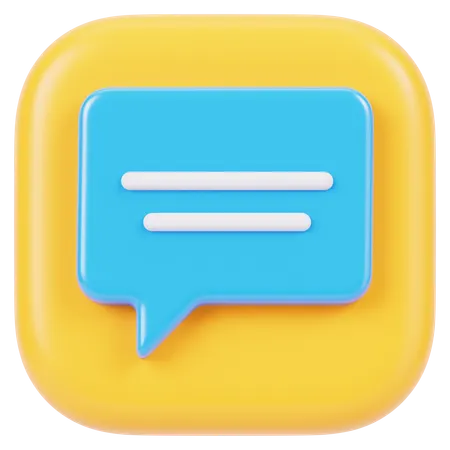 Messages  3D Icon