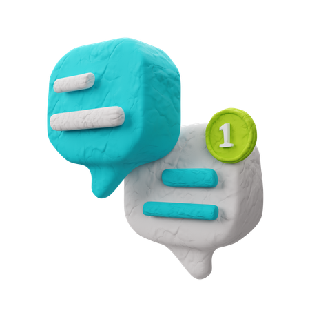 Messages  3D Icon