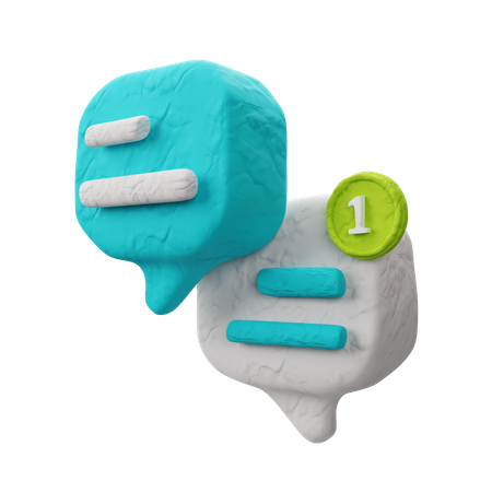 Messages  3D Icon