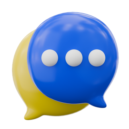 Messages Chat  3D Icon