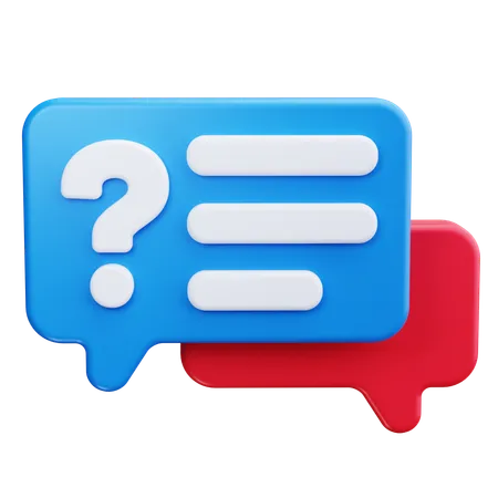 Messages de discussion  3D Icon