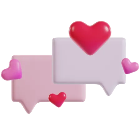 Messages de la Saint-Valentin  3D Icon